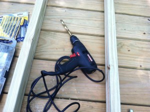 This drill "bit" the dust. (Get it? Drill? "Bit"? Ahem.)