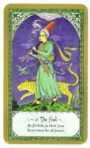 "The Fool", Rumi Tarot Deck